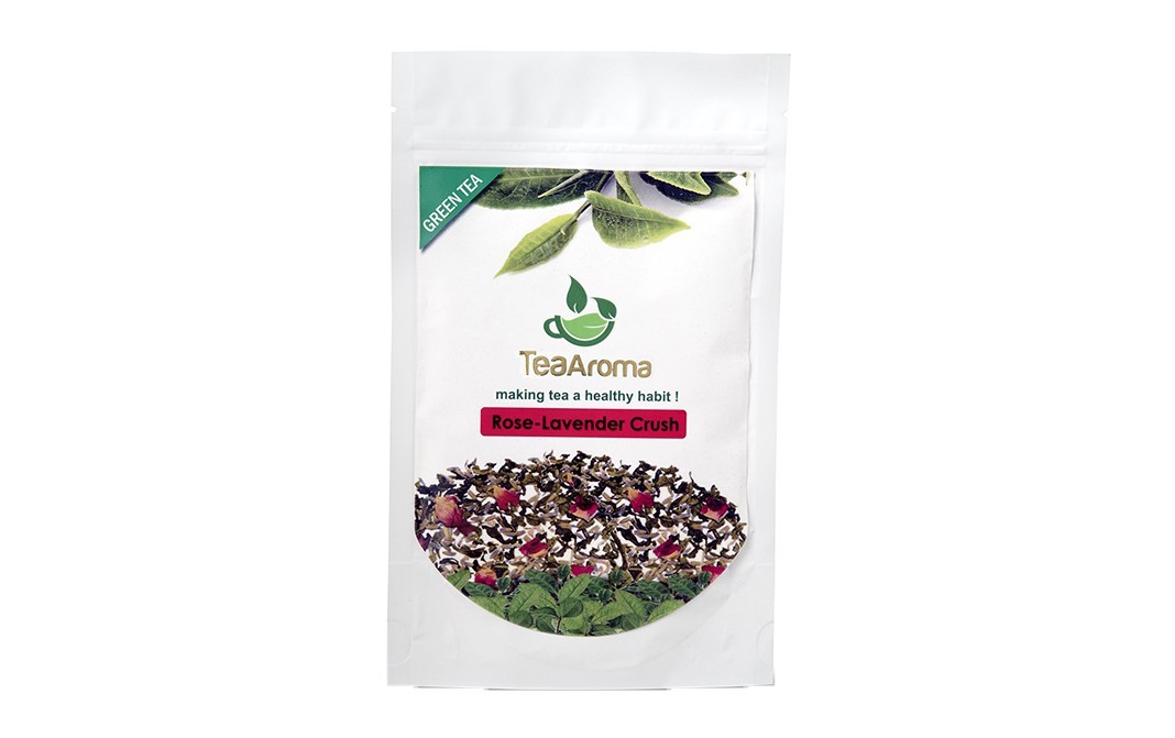 TeaAroma Rose-Lavender Crush    Pack  100 grams